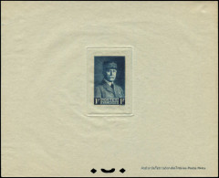 EPA FRANCE - Poste - 472, épreuve De Couleur En Vert Bleu: 1f. Pétain (Spink) - Unused Stamps