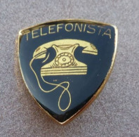 DISTINTIVO Vetrificato A Spilla TELEFONISTA  - Esercito Italiano Incarichi - Italian Army Pinned Badge - Used (286) - Armée De Terre
