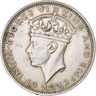Malaisie, George VI, 20 Cents, 1939, Londres, Argent, TTB+, KM:5 - Malaysie