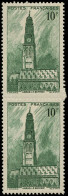 ** FRANCE - Poste - 567, Paire Non Dentelée Accidentelle Au Centre (trace De Perforation): Arras - Unused Stamps
