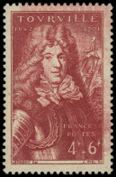 ** FRANCE - Poste - 600, Double Impression (visible En Haut): 4 + 6f. Tourville - Unused Stamps