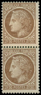 * FRANCE - Poste - 681, Paire Impression Sur Raccord: 2.50f. Cérès De Mazelin - Unused Stamps