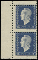 ** FRANCE - Poste - 686, En Paire, Piquage à Cheval: 60c. Dulac - Unused Stamps