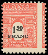 ** FRANCE - Poste - 708b, Piquage à Cheval: 1.50f. Rouge - Unused Stamps