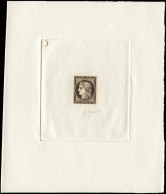EPA FRANCE - Poste - 831, épreuve D'artiste En Sépia, Signée Gandon: 25f. Cérès - Unused Stamps