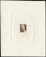 EPA FRANCE - Poste - 833, épreuve D'artiste En Sépia, Signée Gandon: 25f. Gandon - Unused Stamps