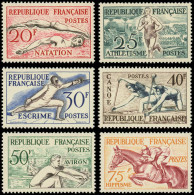 ** FRANCE - Poste - 960/65, Jeux Olympiques D'Helsinki 1952 - Neufs