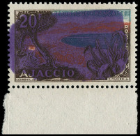 ** FRANCE - Poste - 981, Maculation Violette Sur Tout Le Timbre: Ajaccio - Neufs