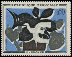 ** FRANCE - Poste - 1319, Couleurs Très Déplacée Vers Le Bas: Braque (Spink) - Unused Stamps