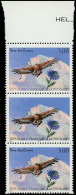 ** FRANCE - Poste - 3054a, Bande De 3 Dont 1 Ex Légende Supérieure Absente, Signé Calves: Aigle (Spink 3042a) - Unused Stamps