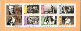 ** FRANCE - Poste - BC3268, Carnet Complet, Impression Reentry: Personnages Célèbres - Unused Stamps