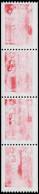 ** FRANCE - Poste - 4240, Bande De 4 De Roulette, Impression Très Dépouillée: Beaujard - Unused Stamps