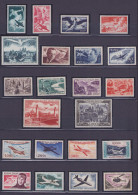 ** FRANCE - Poste Aérienne - 16/79, Complet 64 Valeurs (1946/2015) - 1927-1959 Mint/hinged