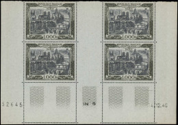 ** FRANCE - Poste Aérienne - 29, Bloc De 4 Cd 4/12/49: 1000f. Paris - 1927-1959 Postfris