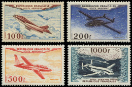 ** FRANCE - Poste Aérienne - 30/33, Complet: Prototypes - 1927-1959 Ungebraucht