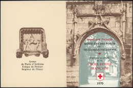 ** FRANCE - Carnets Croix Rouge - 2019A, Inscription Fine, 27mm Au Lieu De 32: Croix Rouge 1970 - Red Cross