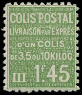 * FRANCE - Colis Postaux - 99, Livraison Par Exprès: 1.45f. Vert - Nuovi