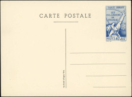 N FRANCE - Entiers Postaux - 15, Cp 40+60c. Bleu: Scouts éclaireurs (1939) - Sonstige & Ohne Zuordnung
