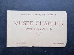 CARNET 10 CP BELGIQUE (M2409) BRUXELLES - MUSEE CHARLIER (12 Vues) Avenue Des Arts 16 - Tableau (2e Série) - Museums