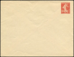 N FRANCE - Entiers Postaux - 138-E8, Enveloppe Papier Crème Vergé, Date 641: 10c. Semeuse Rouge - Sonstige & Ohne Zuordnung