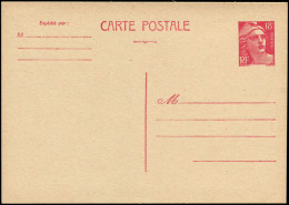 N FRANCE - Entiers Postaux - 887 CP1, 140x100mm: 18f. Gandon Rose Carminé - Andere & Zonder Classificatie