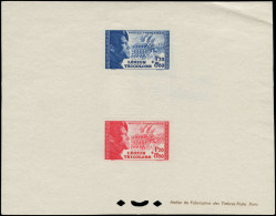 EPL FRANCE - Epreuves De Luxe - 565/66, épreuve Collective, Pli En Angle: Légion Tricolore - Unused Stamps