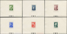 EPL FRANCE - Epreuves De Luxe - 1166/71, Série Complète De 6 épreuves: Célébrités 1958, Toulouse-Lautrec - Unused Stamps