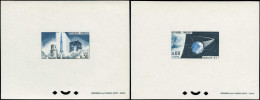 EPL FRANCE - Epreuves De Luxe - 1464/65, 2 épreuves: Satellite A1 Et Fusée Diamant - Unused Stamps