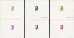EPL FRANCE - Epreuves De Luxe - 2239/44, 6 épreuves, Type Liberté - Unused Stamps