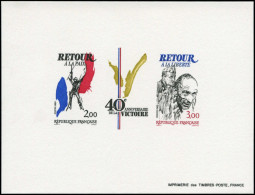 EPL FRANCE - Epreuves De Luxe - 2369A, épreuve Collective: 40ème An. De La Victoire - Unused Stamps