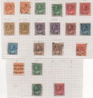 Canada, Used, 1922, Michel 105-114 And Parcially Imperforated - Used Stamps