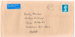 L78939 - Grossbritannien - 2000 - 65p Machin EF A LpBf STOCKPORT -> Japan - Briefe U. Dokumente