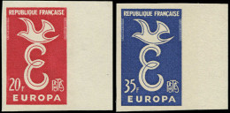 ** FRANCE - Non Dentelés - 1173/74, Bdf: Europa 1958 (Spink) - Sin Clasificación