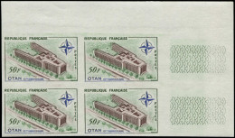 ** FRANCE - Non Dentelés - 1228a, Bloc De 4, Cdf: Otan  (Spink) - Neufs