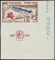 ** FRANCE - Non Dentelés - 1422a, Coin De Feuille: Philatec - Unused Stamps
