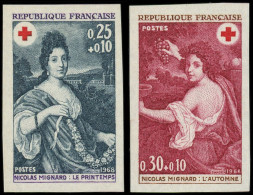 ** FRANCE - Non Dentelés - 1580/81, Croix Rouge 1968 - Ohne Zuordnung