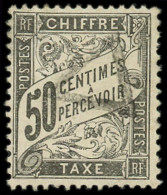 O FRANCE - Taxe - 20, 50c. Noir - 1859-1959 Gebraucht