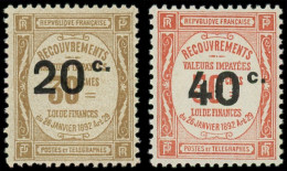 ** FRANCE - Taxe - 49/50: Recouvrements - 1859-1959 Postfris