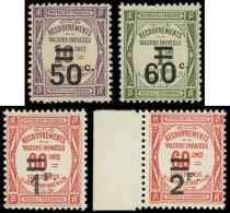 ** FRANCE - Taxe - 51/54, Complet 4 Valeurs - 1859-1959 Nuevos