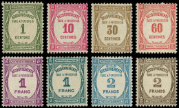 ** FRANCE - Taxe - 55/62, Complet 8 Valeurs: Recouvrements - 1859-1959 Nuovi