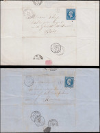 LET FRANCE - Lots & Collections - 14 Lettres Affranchissements Divers Dont Boite Rurale - Colecciones Completas