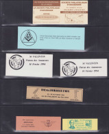 ** FRANCE - Lots & Collections - Collection De Plus De 250 Carnets Privés, Période 1993/1996 - Colecciones Completas