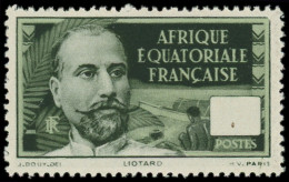 ** AFRIQUE EQUATORIALE - Poste - 60b, Dentelé, Valeur Omise, Signé Calves: (5f.) Noir Et Vert - Unused Stamps