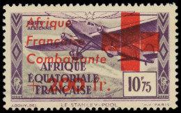 * AFRIQUE EQUATORIALE - Poste Aérienne - 29, +200f. Croix-Rouge - Altri & Non Classificati