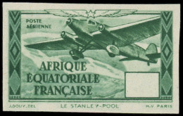 ** AFRIQUE EQUATORIALE - Poste Aérienne - 35a, Non Dentelé, Valeur Omise - Otros