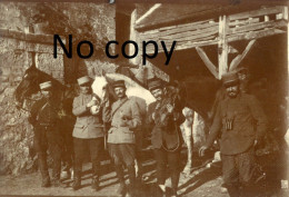 PHOTO FRANCAISE - POILUS A CUTRY PRES DE SACONIN ET BREUIL - SOISSONS AISNE 1915 - GUERRE 1914 1918 - Guerra, Militari