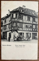 Gruss Aus Molsheim - Haus Joseph Weil Erbaut Im Jahre 1706 - Kunstverlag Albert Jost, Molsheim - Molsheim