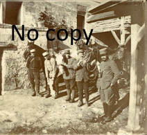 PHOTO FRANCAISE - POILUS A CUTRY PRES DE SACONIN ET BREUIL - SOISSONS AISNE 1915 - GUERRE 1914 1918 - Guerra, Militari