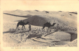 27021 " PASSAGE DES DUNES DE SABLE AU DESERT " ANIMÉ-VERA FOTO-CART. POST. NON SPED. - Unclassified
