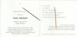 Fresnoy Le Luat, Esen, Yvette Sauquet, Decan - Images Religieuses